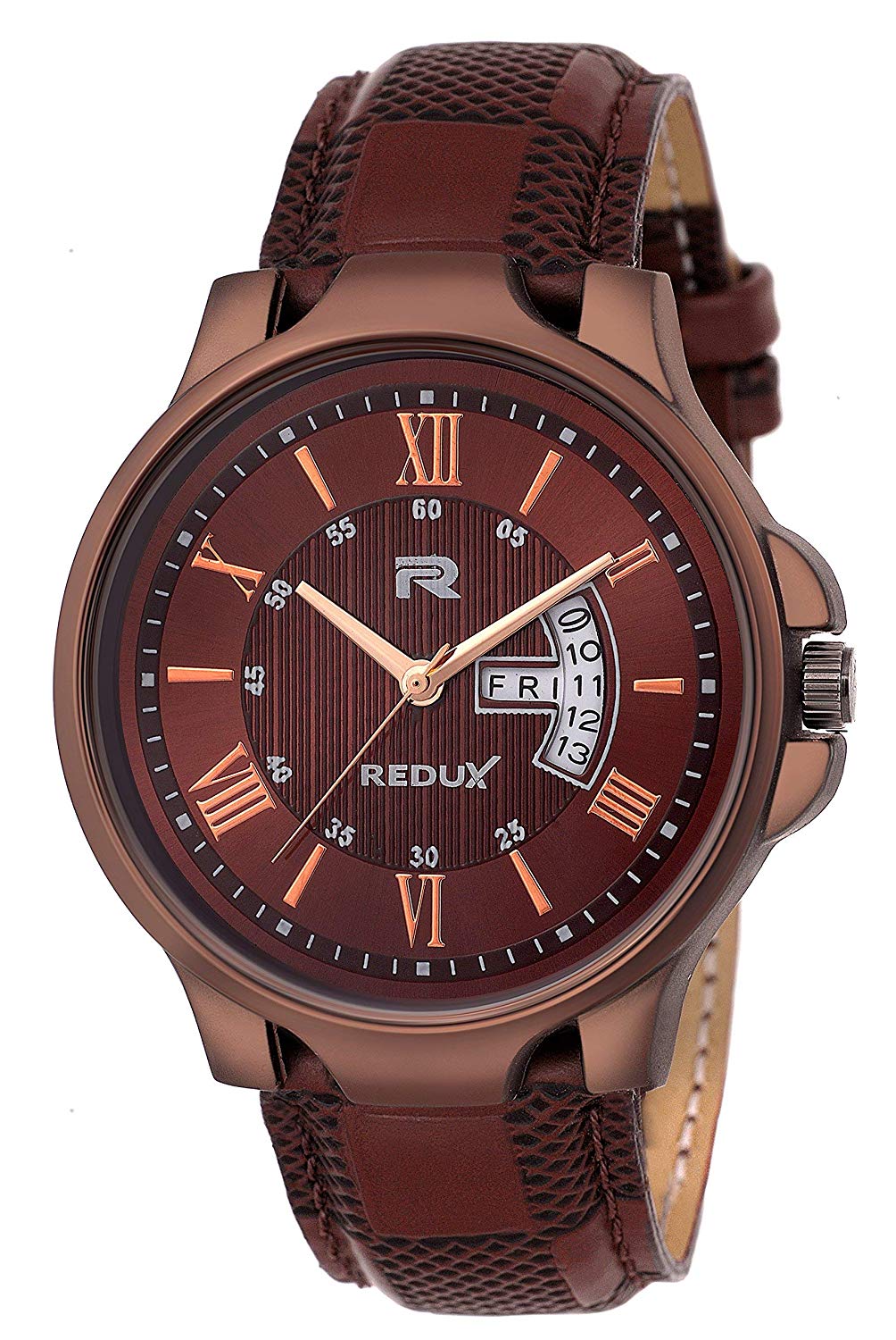 Redux Analogue Brown Dial Men's & Boy's Watch - Loot Deal 
