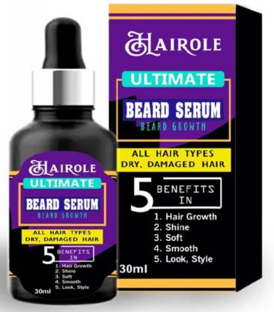 Hairole Ultimate Beard Growth Serum With 5 Ultimate Benefits (30 ml