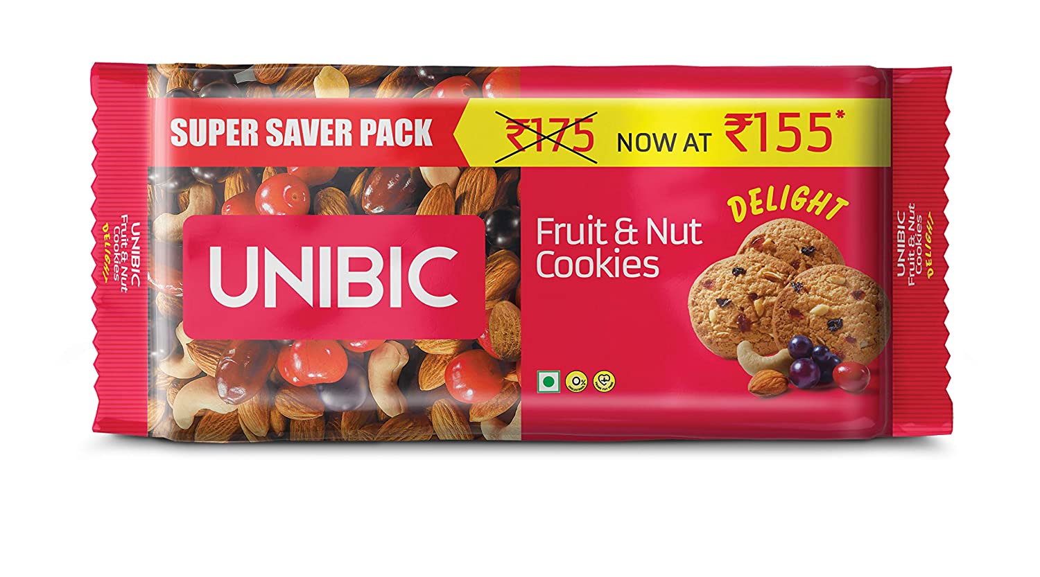 Unibic Fruit & Nut Cookies, 500 g Loot Deal The Baap of Loot