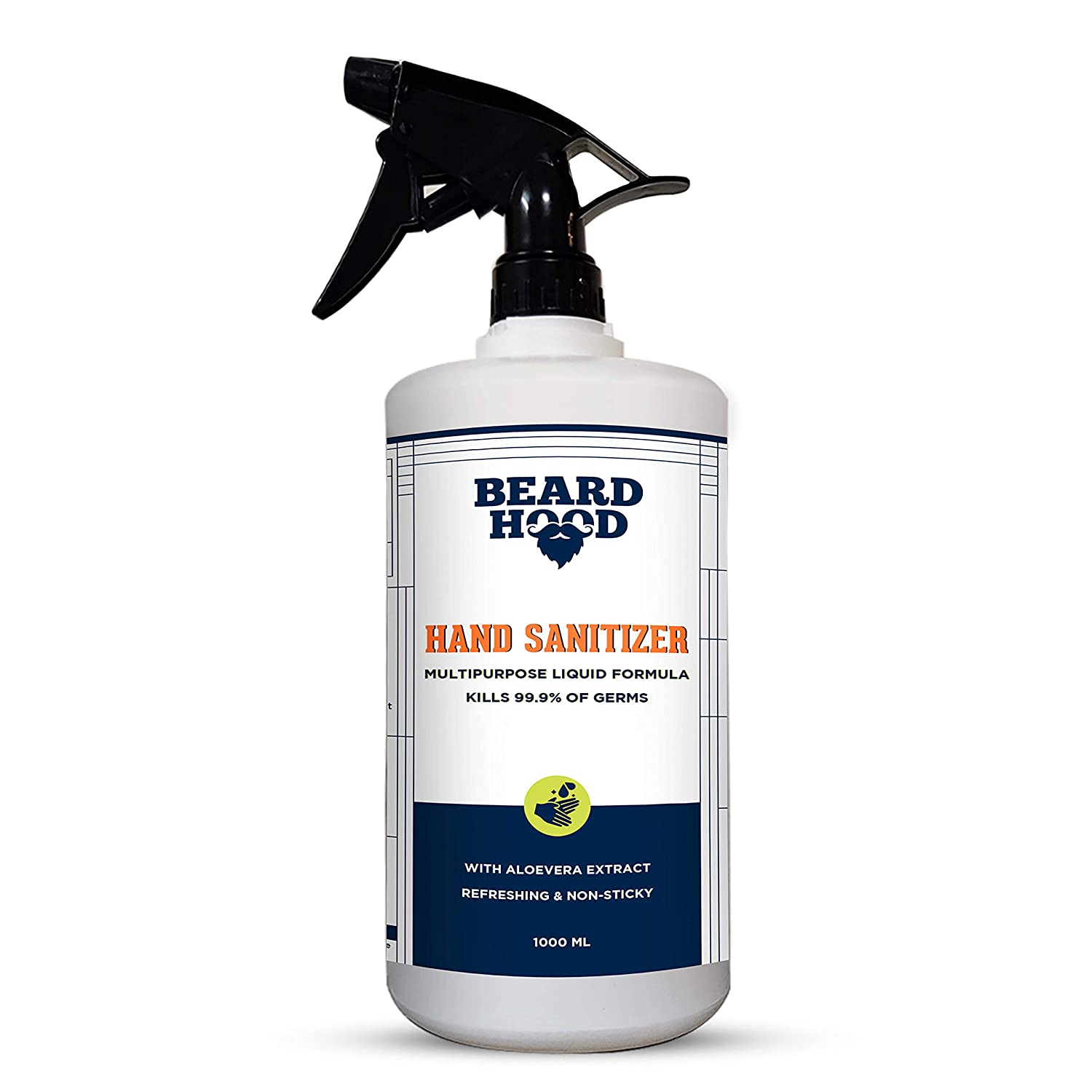 Beardhood Hand Sanitizer Spray (1000ml) Loot Deal shopping offers