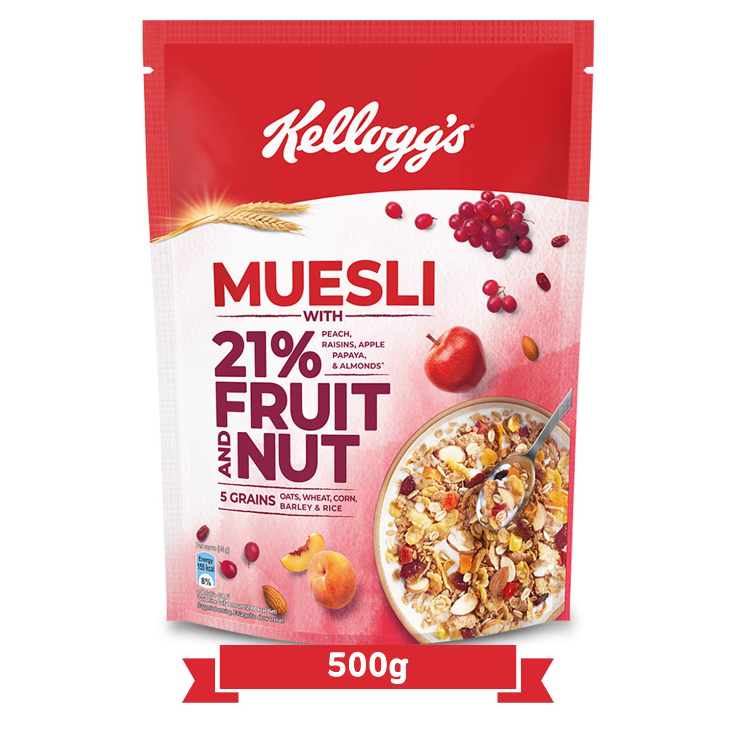 Kellogg's Muesli Fruit and Nut, 500g Loot Deal shopping offers