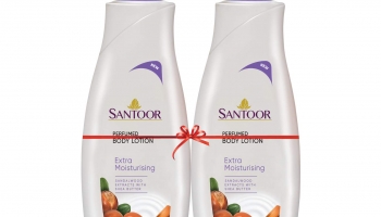 Santoor Perfumed Body Lotion, Buy1 Get 1 Free, 500 ml, 50% Off