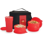 Latest Offer on Cello Max Fresh Lunch Box Set, 4-Pieces