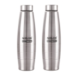 Latest Offer on Nirlon Stainless Steel Water Bottle (pack of 2)