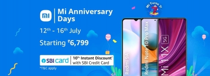 Latest deal Mi Anniversary Days offers