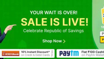 Flipkart Republic Day Sale 2024 : Upto 80% Off on  and Bank Offers