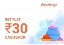 Freecharge : Flat Rs.30 Cashback on airtel Recharge of Rs.199