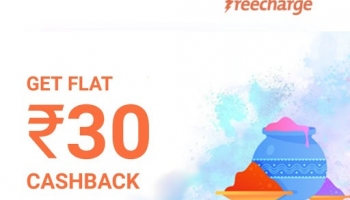 Freecharge : Flat Rs.30 Cashback on airtel Recharge of Rs.199