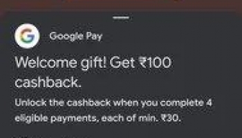 Gpay bug : Get Rs.100 Cashback On Complete 4 transaction.