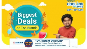 Flipkart : Cooling Days 22nd – 25th May