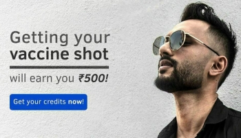 Ustraa loot : Upload Vaccination Certificate & Get 500₹ Credits for Free.