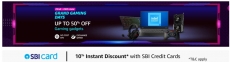 Grand Gaming Days loot offer 60% off on Amazon + Sbi card offer