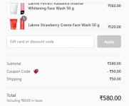 Lakme LOOT Sale : Add 3 Face sheet mask and get 2 free + Add 2 face wash at 580