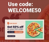 Swiggy loot offer : 50% off on all orders