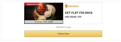 Swiggy 30 Back on 99.