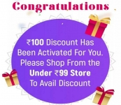 Flipkart Loot 100 Rs off on all item