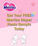 Free Sample loot : get Merries Diapers pants free Sample