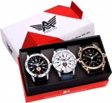 Abx8010-Gents Exclusive Designer Combo Analog Watch