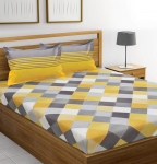 Cotton Double Bedsheet with 2 Pillow Covers