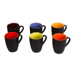 B37 Zeus Series Ceramic Coffee Mugs – 6 Pieces