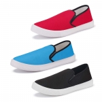Bersache Men’s Multicolor Combo Pack of 3 Casual Sneaker