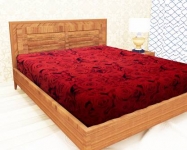 CHHAVI INDIA Double 3D Printed Bedsheet