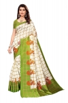 Clothzy Women’s Art Silk Saree With Blouse Piece
