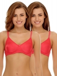 Clovia Women’s Pack of 2 Cotton Bra