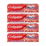 Colgate Maxfresh Spicy Fresh Red Gel Toothpaste, 150g (Pack of 4)
