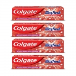 Colgate Maxfresh Spicy Fresh Red Gel Toothpaste, 150g (Pack of 4)