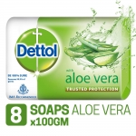 Dettol Soap – 100 g (Pack of 8)