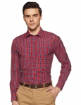 Diverse Men’s Checkered Regular Fit Cotton Formal Shirt