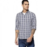 DJ&C By fbb Men’s Checkered Regular Fit Casual Shirt