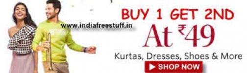Myntra loot deals: Buy 1 Product at MRP & Get 2nd Product at Rs.49 Only