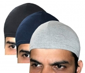 Elk Men’s & Women’s Cotton Helmet Cap (Pack Of 3)