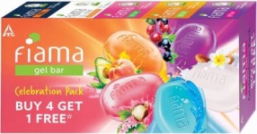 Fiama Gel bar Celebration Pack  (5 x 25 g)