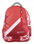 Finer Multipurpose Polyester Red Backpack