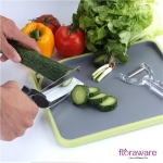 Floraware Plastic 2-in-1 Kitchen Knife and Chopping Board