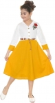 Girls Midi/Knee Length Festive/Wedding Dress