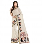 GoSriKi Art Silk with Blouse Piece Saree