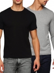 GRITSTONES Melange Round Neck T-Shirt Combo