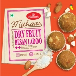 Haldiram’s Mithas Besan Ladoo – Dry Fruit, 400 g