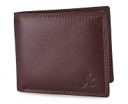 Hornbull Men’s Brown Stella Genuine Leather RFID Blocking Wallet