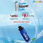 Droom Super Sipper Sale – Sipper Bottle Only at Rs. 9