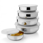 Kitchen Pro Stainless Steel Bowl Set of 5 Pcs