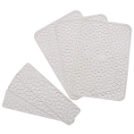Kuber Industries PVC Fridge Mat with Fridge Door Tray mat 6 Pcs