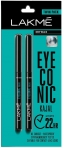 Lakme Eyeconic Kajal Twin Pack, Black