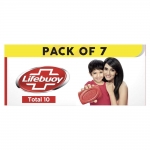 Lifebuoy Total10 Soap, 125 g (Pack of 7) with (Pack of 7)