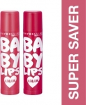Maybelline Baby Lips Cherry Kiss and Berry Crush  (Pack of 2)