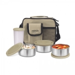 Milton Steel Combi Lunch Box with , 4-Pieces